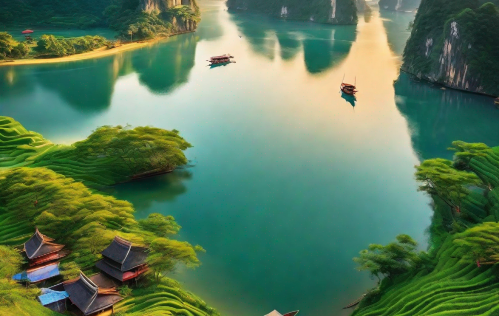Paysage vietnamien époustouflant attirant voyageurs en 2023