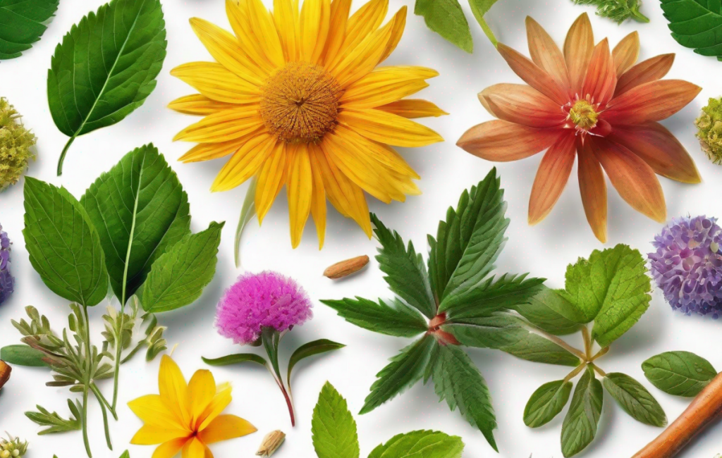 Plantes médicinales colorées et leurs bienfaits santé