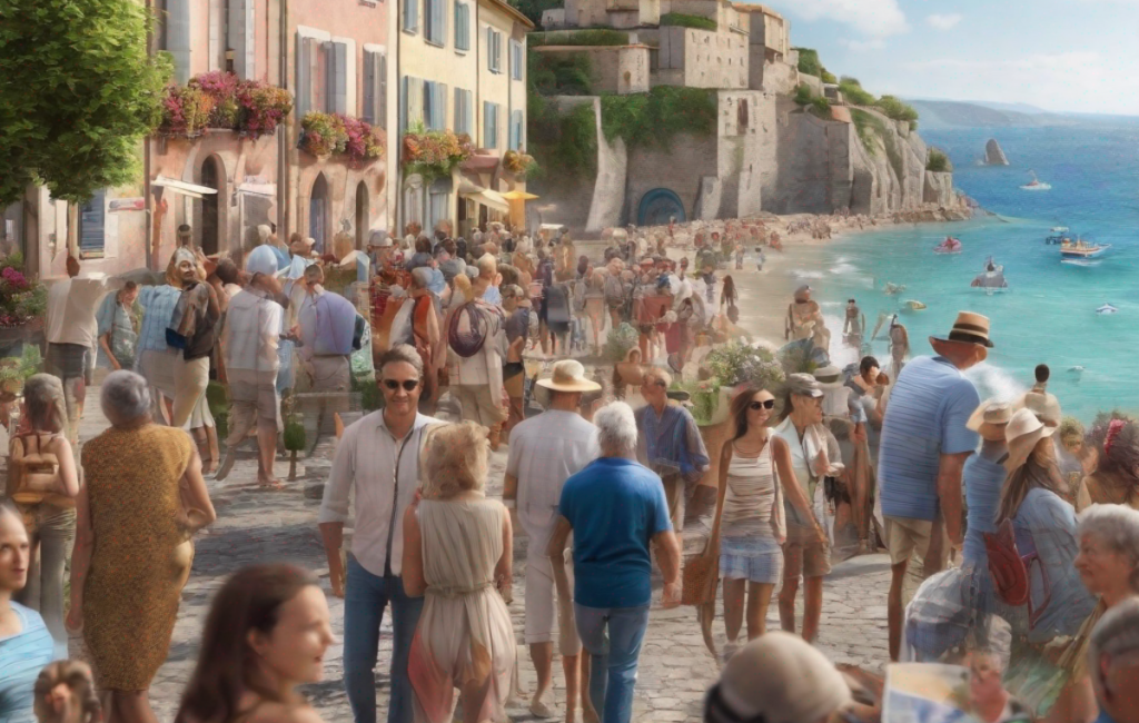 Pléneuf-Val-André : foule de touristes en 2023
