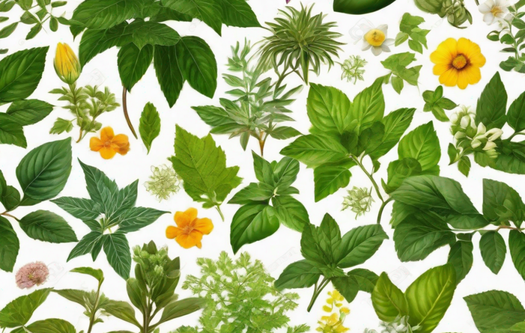 Plantes médicinales variées pour la santé physique et mentale