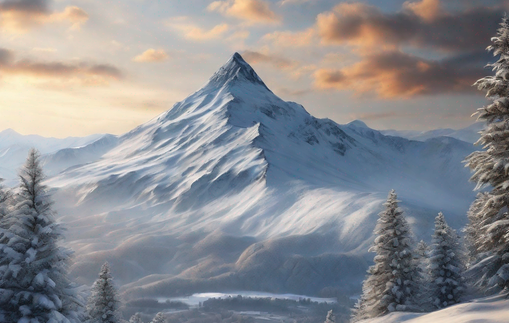 Chalet montagne hiver