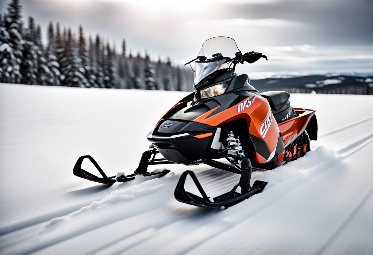 Luge rouge neige rapide
Enfant sourit luge descente