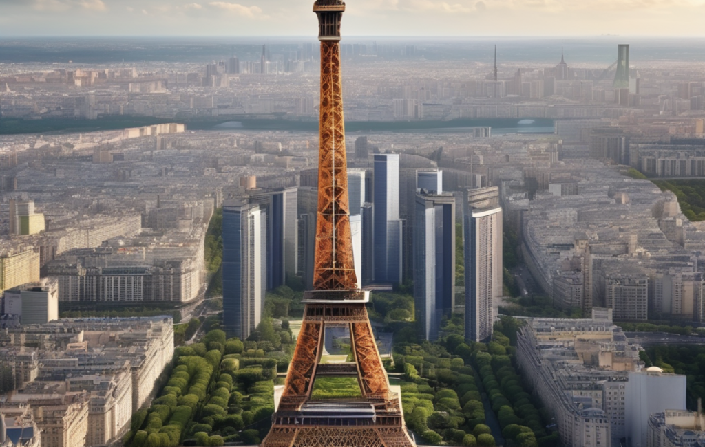 Tour Eiffel vs gratte-ciels chinois