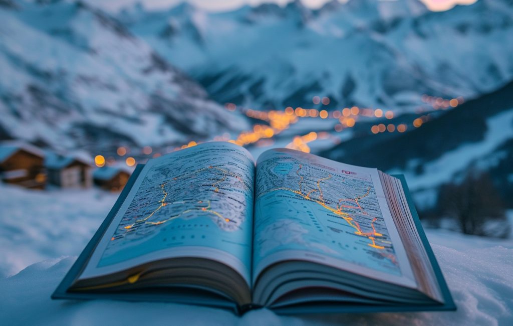 Visiteur planifiant un séjour à Tignes