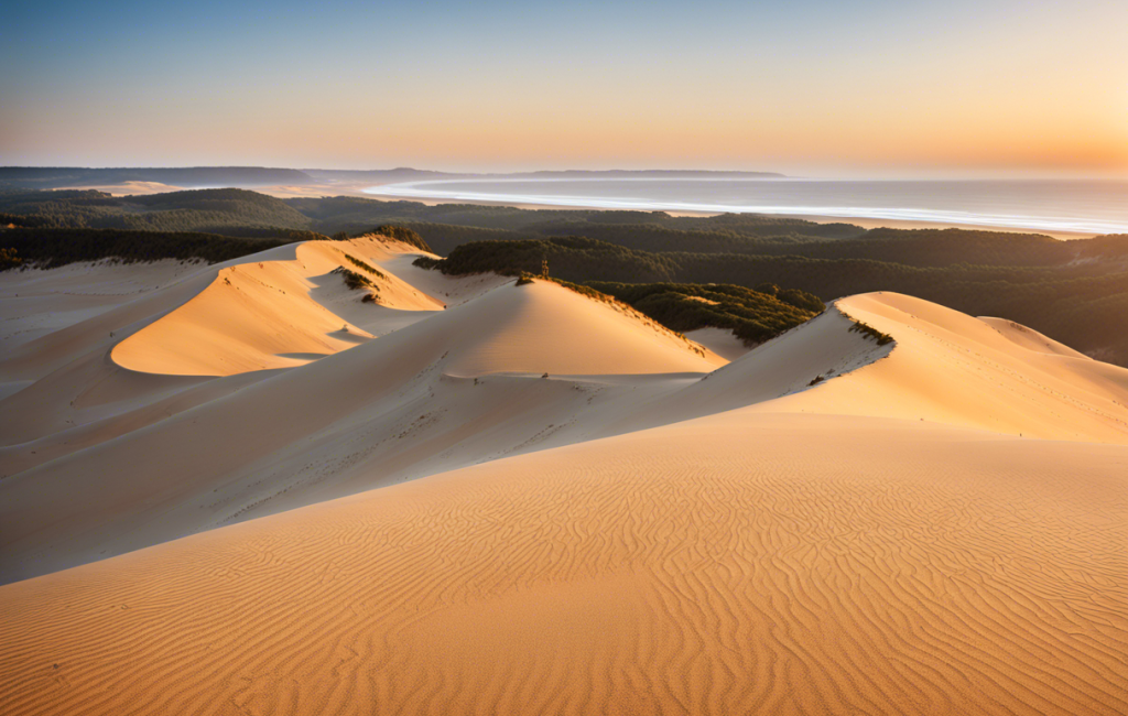 Dune du Pilat sous un ciel bleu