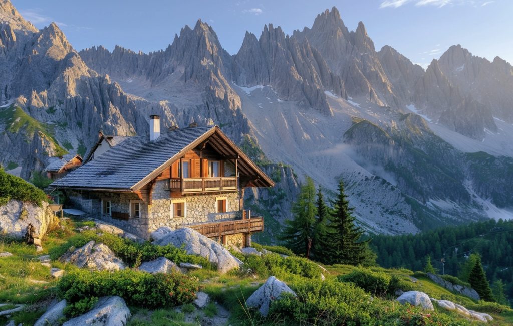 Refuges montagneux alpins