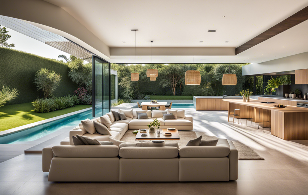 Maison d'architecte moderne sur terrain en pente