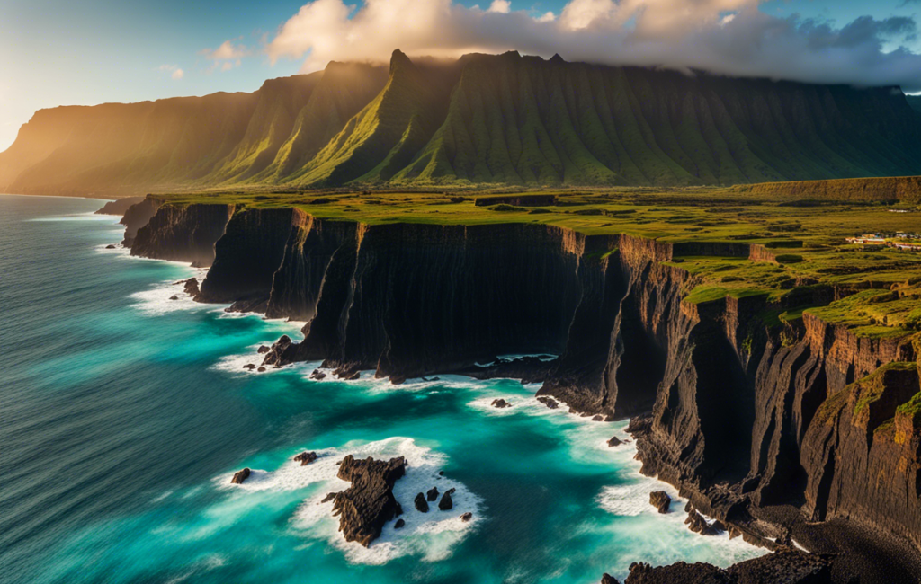 Cap Méchant avec ses falaises et l'océan turquoise