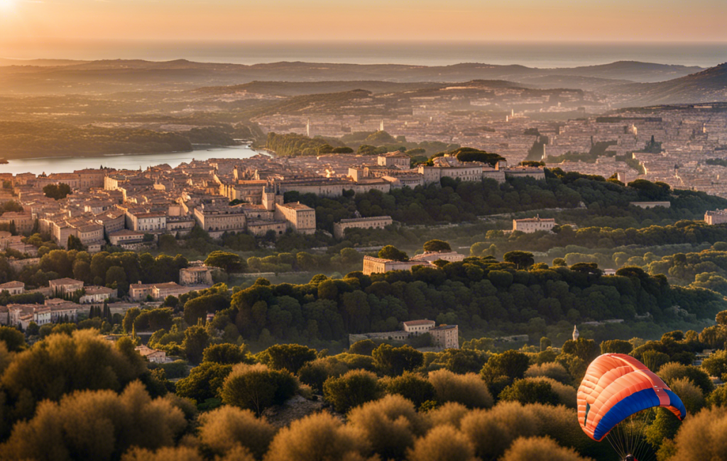 Baptême de paramoteur à Montpellier avec vue aérienne