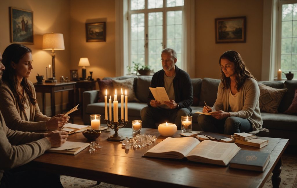 Canalisation de pensées lumineuses et apaisantes