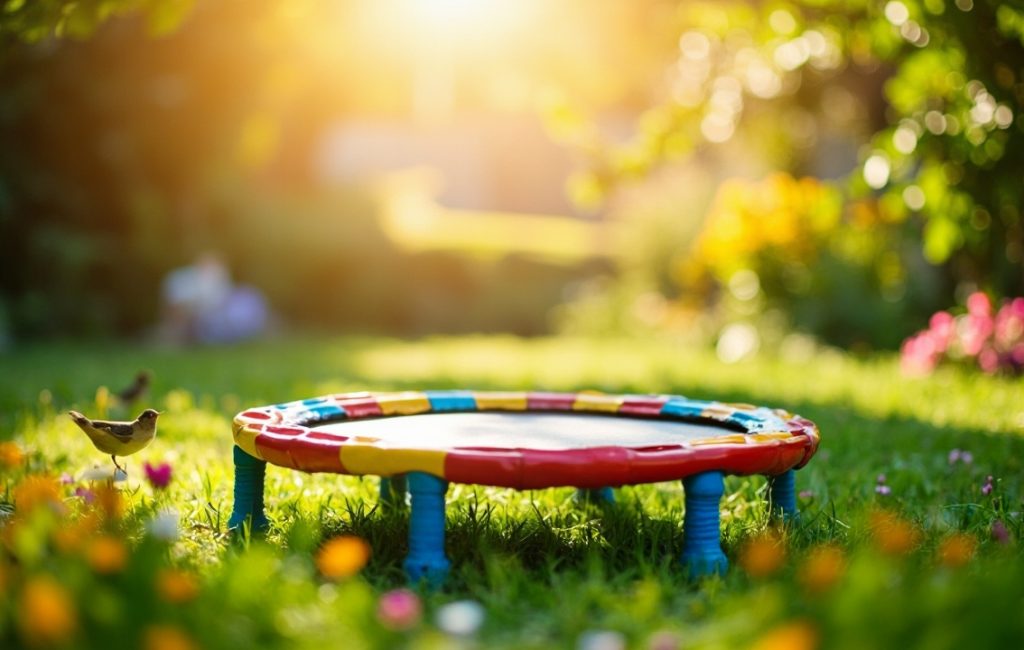trampoline color pour les tout petits